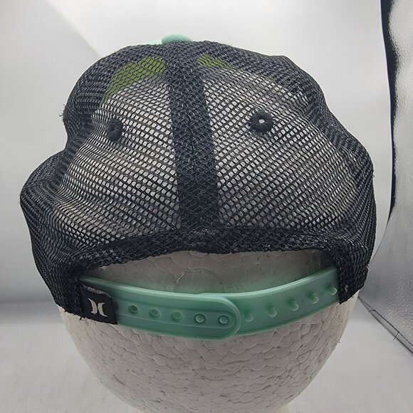 Hurley Youth Blue Black Trucker Hat Cap Adjustable Casual Outdoors Comfort - Picture 3 of 9